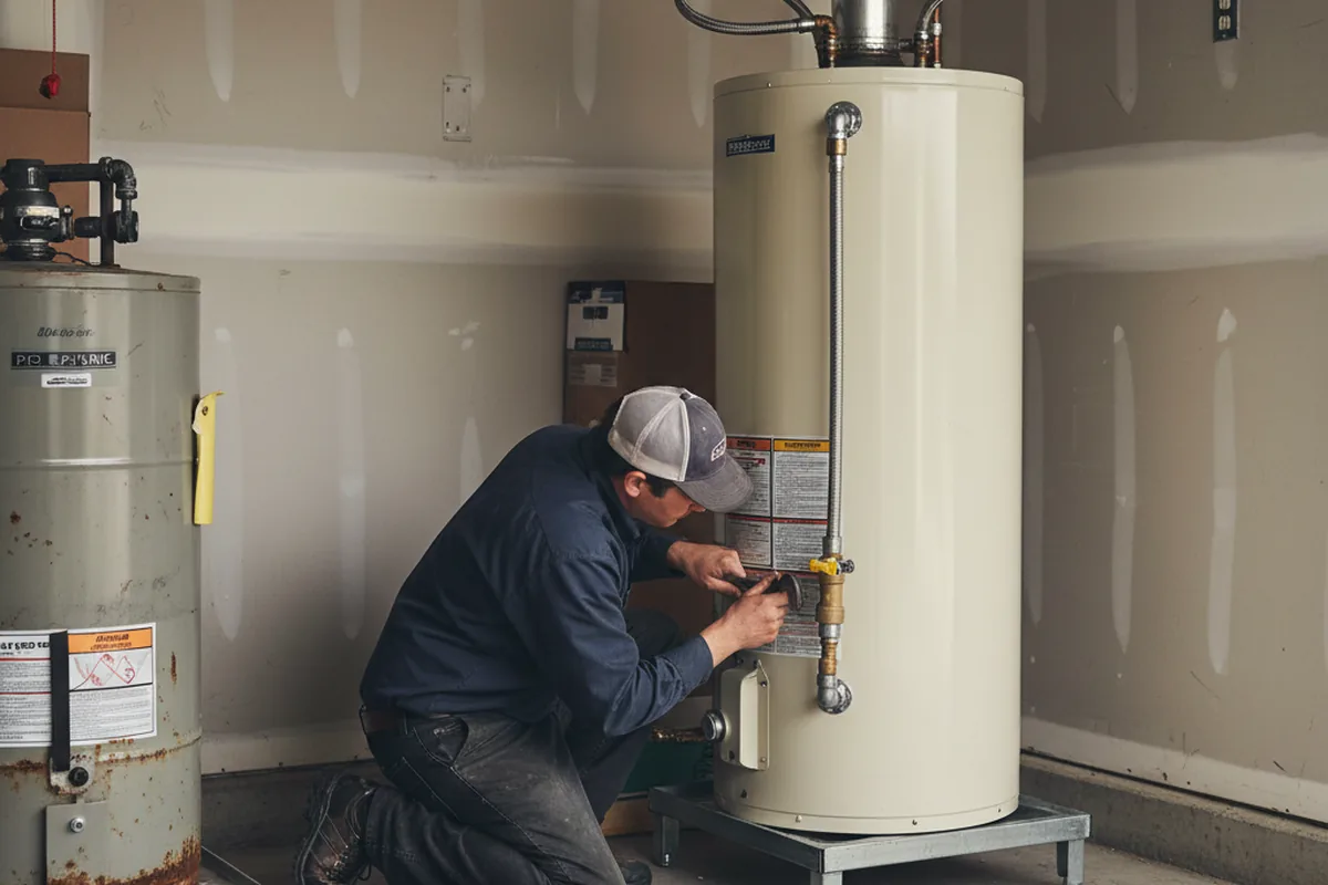 Water heater and shutoff valve replacement in Coronado
